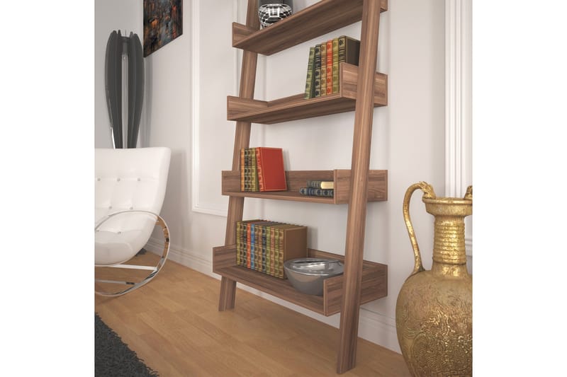 Comfortale Bokhylla - Valnöt - Förvaring - Hyllor - Steghylla & trapphylla