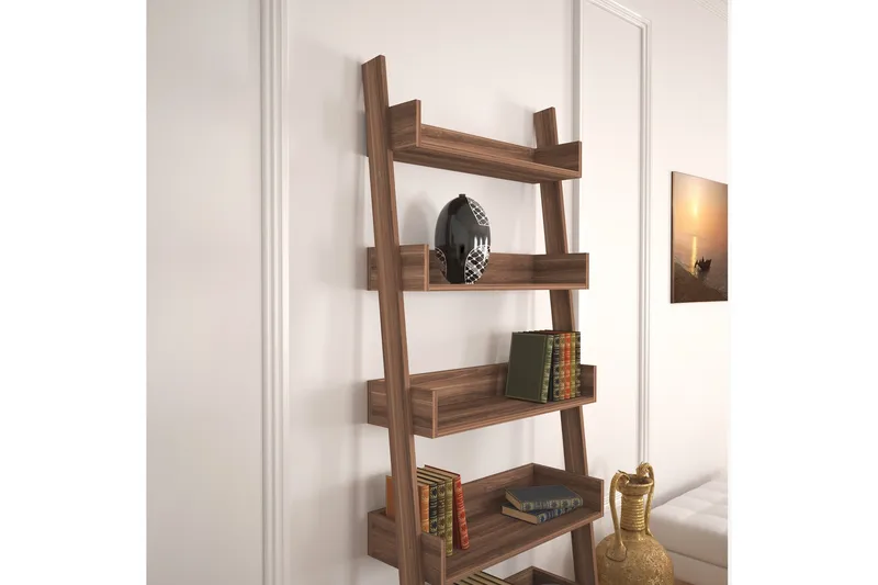 Comfortale Bokhylla - Valnöt - Förvaring - Hyllor - Steghylla & trapphylla