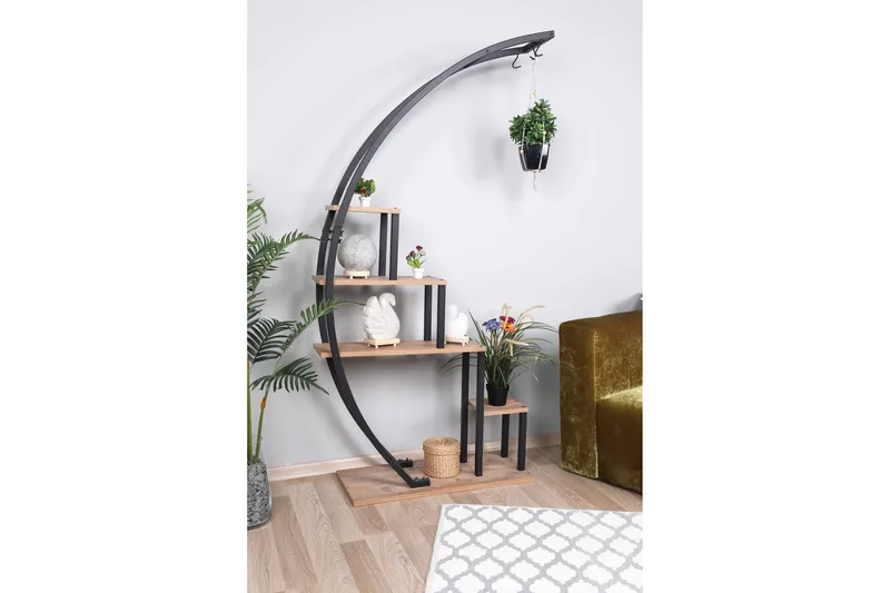 Gardellis Steghylla 85x35 cm - Svart - Förvaring - Hyllor - Steghylla & trapphylla