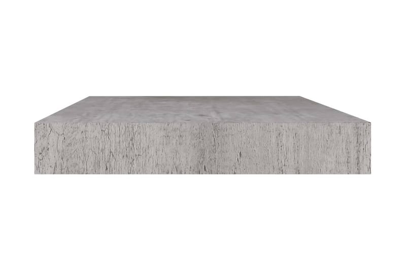 Svävande vägghyllor 4 st betonggrå 50x23x3,8 cm MDF - Betonggrå - Förvaring - Köksförvaring - Kökshylla