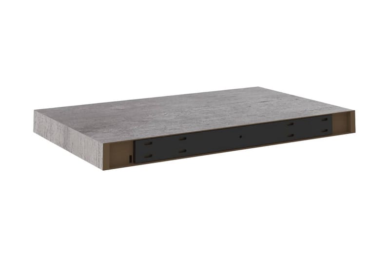 Svävande vägghyllor 4 st betonggrå 50x23x3,8 cm MDF - Betonggrå - Förvaring - Köksförvaring - Kökshylla