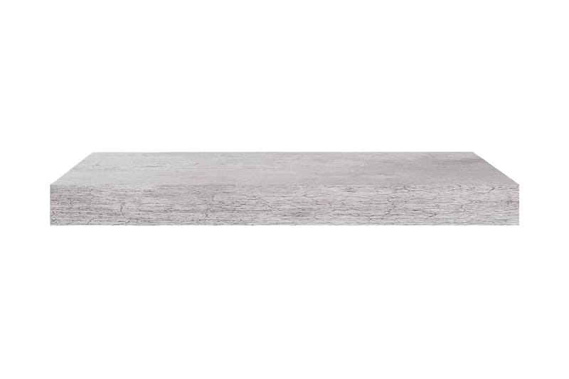 Svävande vägghyllor 4 st betonggrå 50x23x3,8 cm MDF - Betonggrå - Förvaring - Köksförvaring - Kökshylla