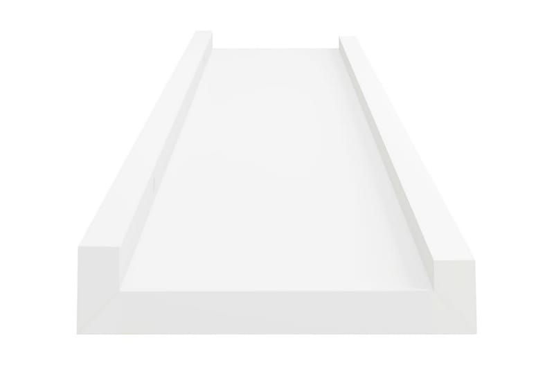 Tavellist 2 st vit 60x9x3 cm MDF - Vit - Förvaring - Hyllor - Tavelhylla & tavellist