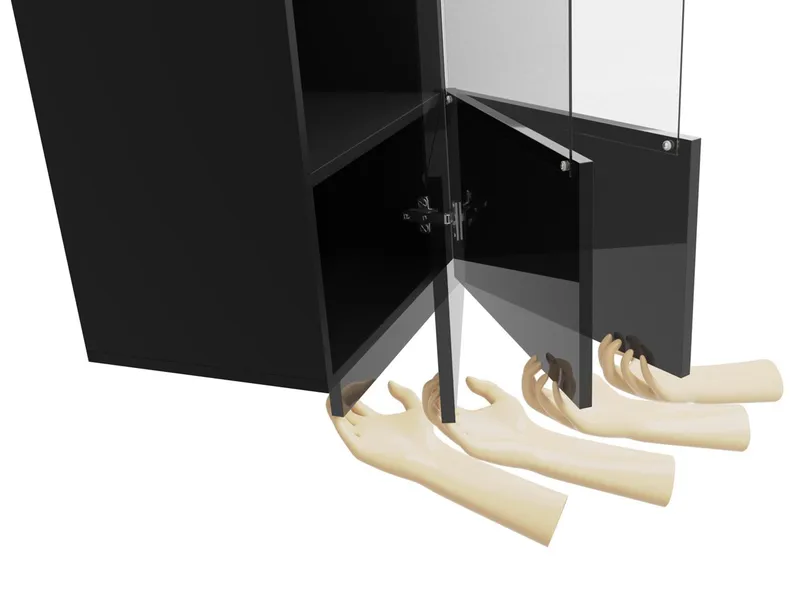 Tessan Väggskåp 45 cm - brun - Förvaring - Badrumsförvaring & tvättstuga inredning - Badrumsskåp