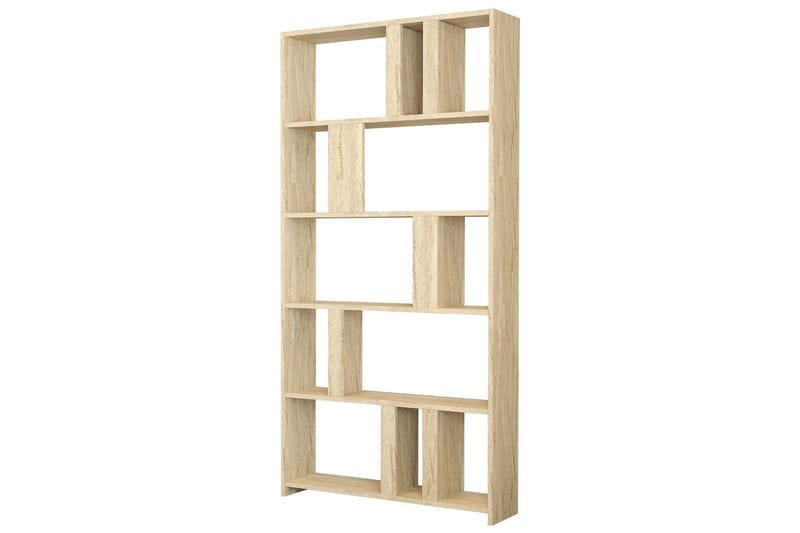 Timiza Bokhylla 90 cm i Ek, Beige
