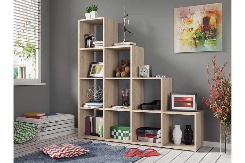Triorana Bokhylla 139 cm - Beige - Förvaring - Hyllor - Bokhylla
