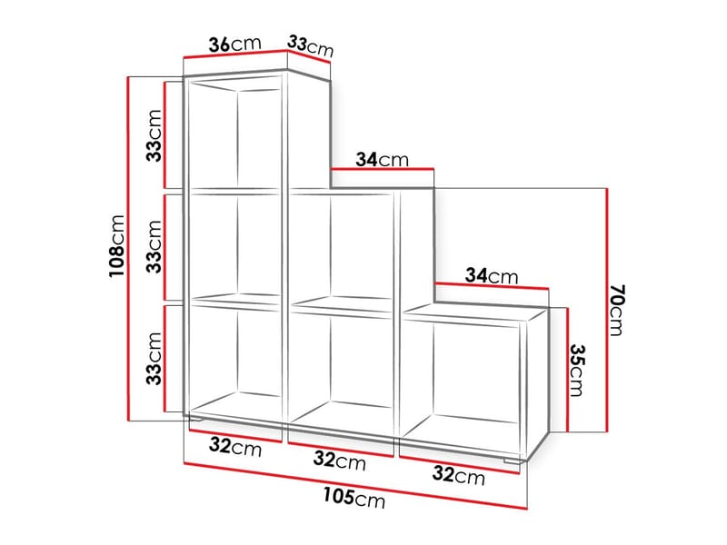 Triorana Hylla 105 cm - beige - Förvaring - Hyllor - Hyllplan & hyllkonsoler