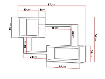 Triorana Vägghylla 87 cm - beige - Förvaring - Hyllor - Hyllplan & hyllkonsoler