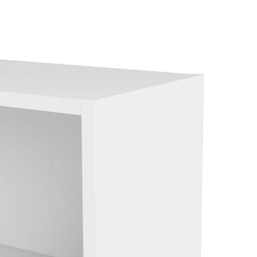 Trysil Bokhylla 79 cm med 2 Hyllor i Målat Trä - Vit - Förvaring - Hyllor - Bokhylla