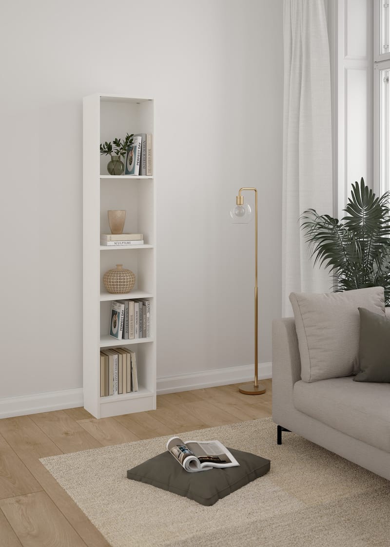 Trysil Bokhylla med 4 hyllor 41x27x203 cm - Förvaring - Hyllor - Bokhylla