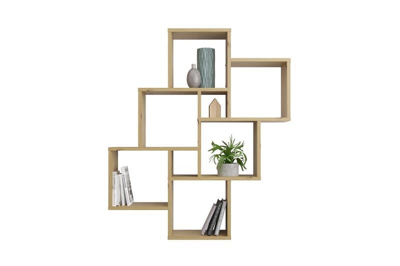 Brishana Vägghylla 81 cm - Ljusbrun - Förvaring - Hyllor - Vägghylla