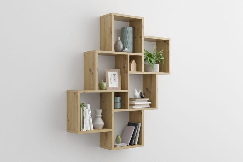 Brishana Vägghylla 81 cm - Ljusbrun - Förvaring - Hyllor - Vägghylla