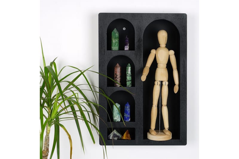 Masatane Vägghylla 26 cm - Svart - Förvaring - Hyllor - Vägghylla