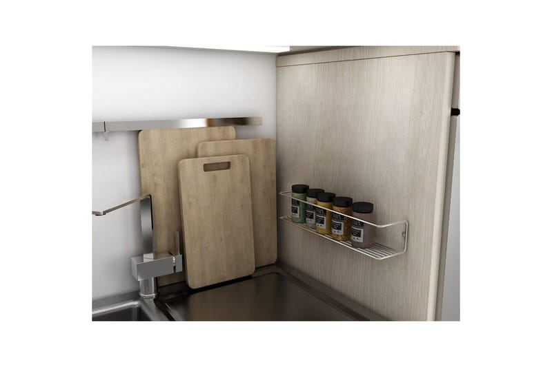 Vägghylla Moren Makyaj Rafi Krom - Krom - Förvaring - Hyllor - Badrumshylla