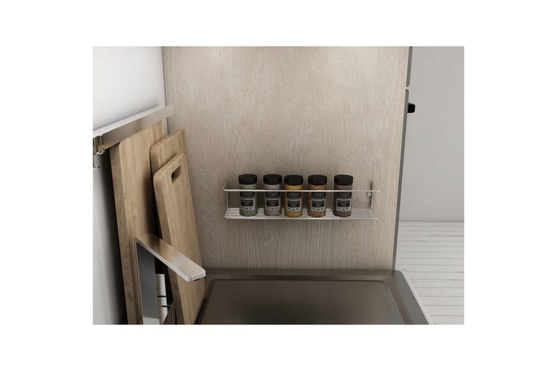 Vägghylla Moren Makyaj Rafi Krom - Krom - Förvaring - Hyllor - Badrumshylla