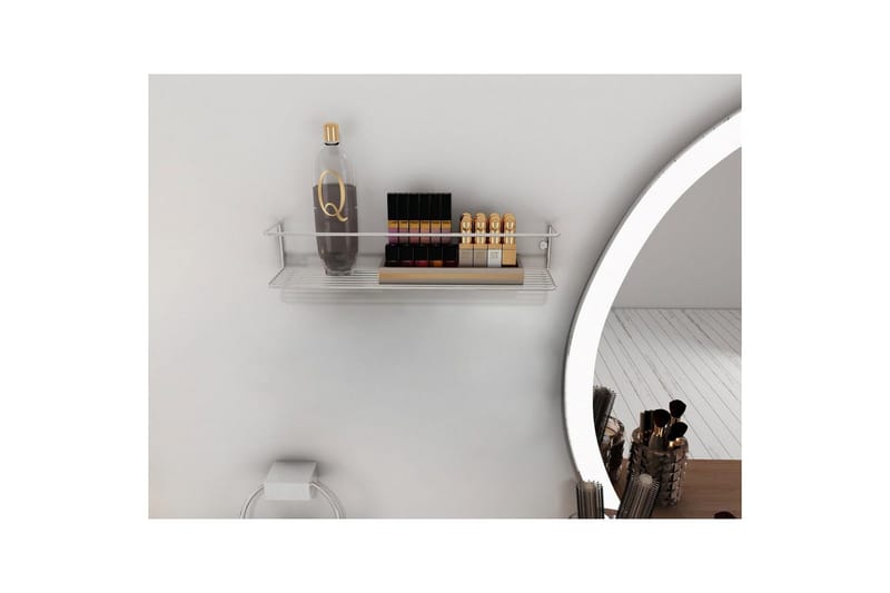 Vägghylla Moren Makyaj Rafi Krom - Krom - Förvaring - Hyllor - Badrumshylla