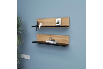 Munni Vägghylla 60 cm Svart