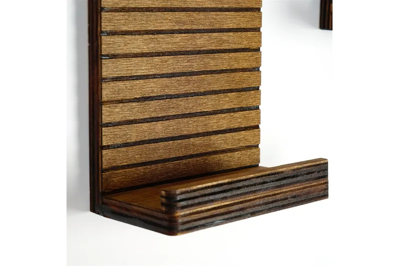 Nagaji Vägghylla 13 cm - Valnöt - Förvaring - Hyllor - Vägghylla