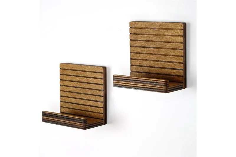 Nagaji Vägghylla 13 cm - Valnöt - Förvaring - Hyllor - Vägghylla