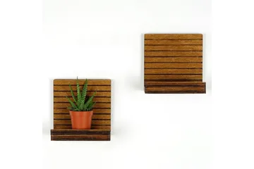 Nagaji Vägghylla 13 cm - Valnöt - Förvaring - Hyllor - Vägghylla