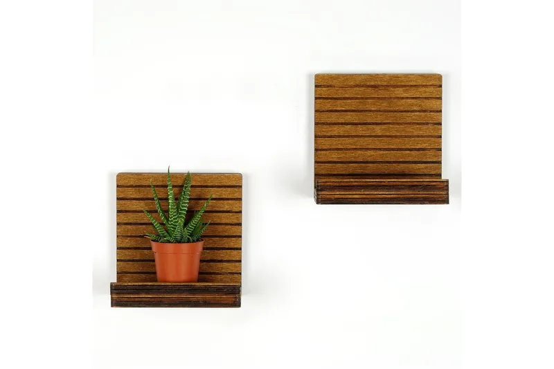 Nagaji Vägghylla 13 cm - Valnöt - Förvaring - Hyllor - Vägghylla