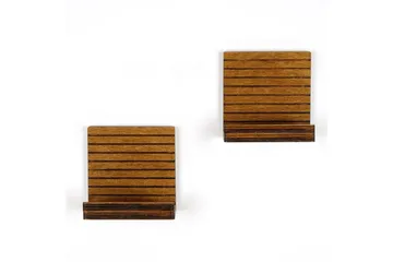 Nagaji Vägghylla 13 cm - Valnöt - Förvaring - Hyllor - Vägghylla