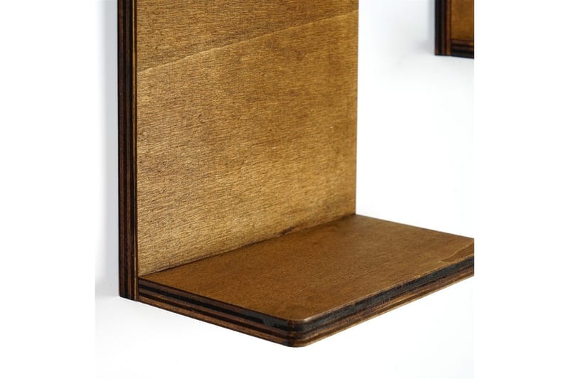 Nagaji Vägghylla 16 cm - Valnöt - Förvaring - Hyllor - Vägghylla