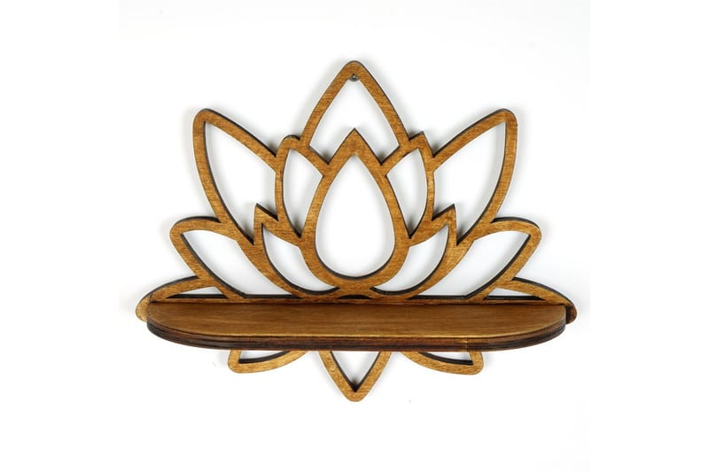 Nagaji Vägghylla 33 cm - Valnöt - Förvaring - Hyllor - Vägghylla