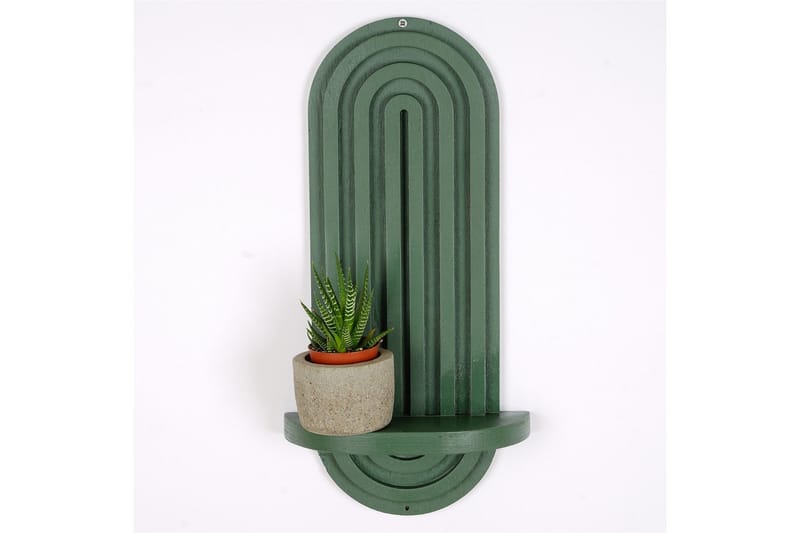 Nagaji Vägghylla 40 cm Green - Förvaring - Hyllor - Vägghylla