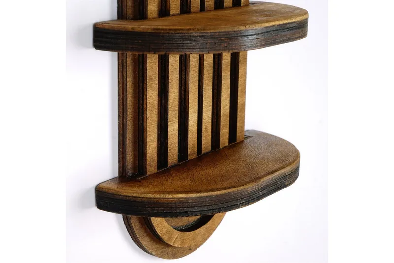 Nagaji Vägghylla 40 cm - Valnöt - Förvaring - Hyllor - Vägghylla