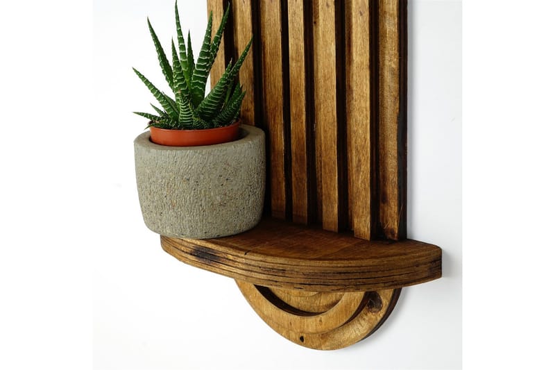 Nagaji Vägghylla 40 cm - Valnöt - Förvaring - Hyllor - Vägghylla