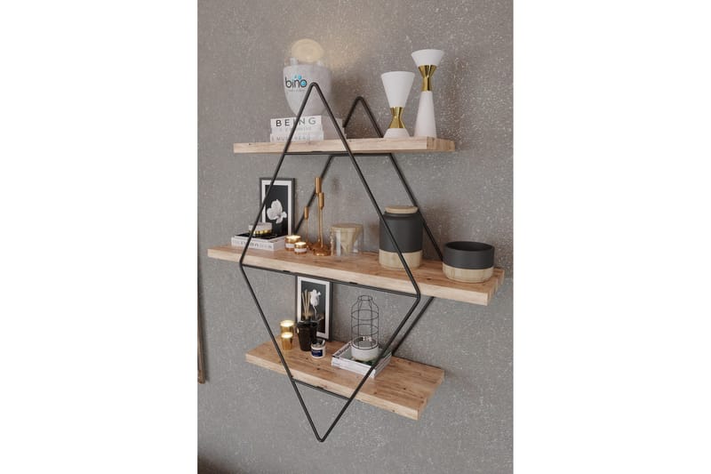 Rambabu Vägghylla 70 cm - Guld/Svart - Förvaring - Hyllor - Vägghylla