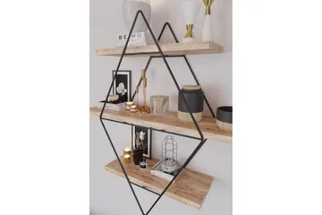 Rambabu Vägghylla 70 cm - Guld/Svart - Förvaring - Hyllor - Vägghylla