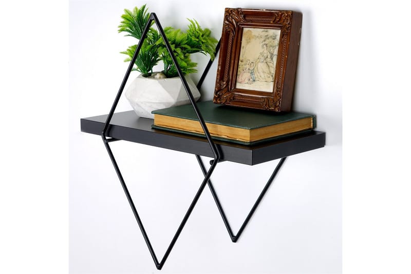 Sivrice Vägghylla 31x15 cm - Svart - Förvaring - Hyllor - Vägghylla