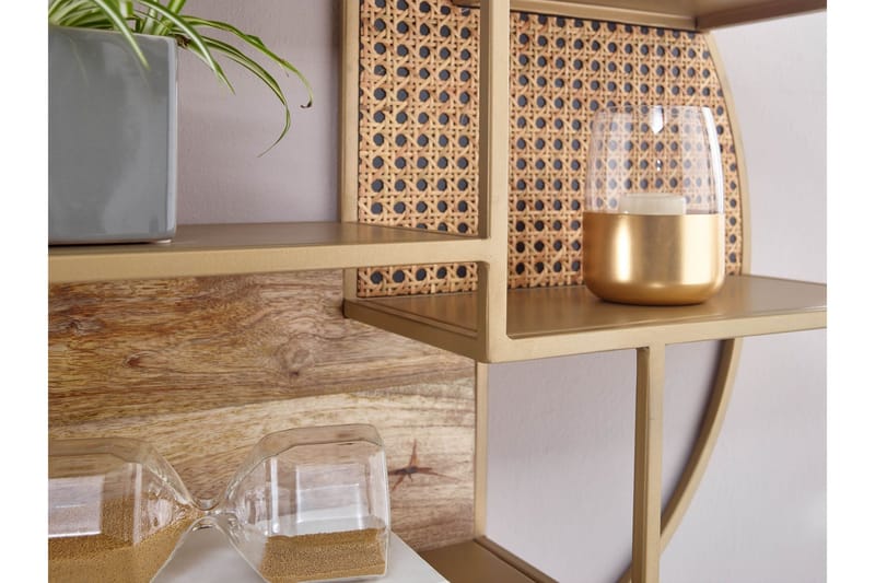 Tultered hylla - Brun - Förvaring - Hyllor - Vägghylla