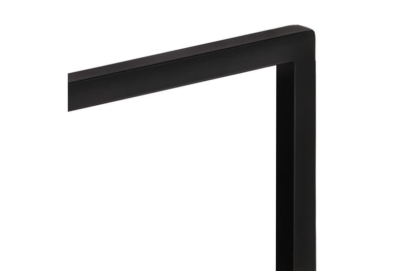 Vägghyllor 2 st 40x24x35 cm massivt akaciaträ och stål - Brun - Förvaring - Köksförvaring - Kökshylla