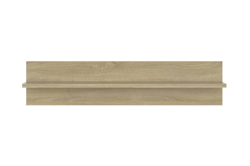 Vägghyllor 2 st sonoma-ek 80x11,5x18 cm spånskiva - Ek - Förvaring - Köksförvaring - Kökshylla