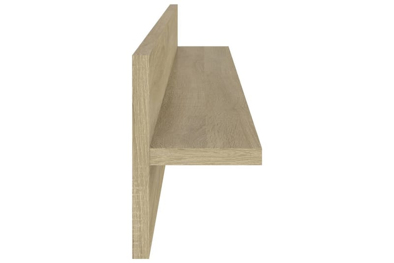 Vägghyllor 2 st sonoma-ek 80x11,5x18 cm spånskiva - Ek - Förvaring - Köksförvaring - Kökshylla