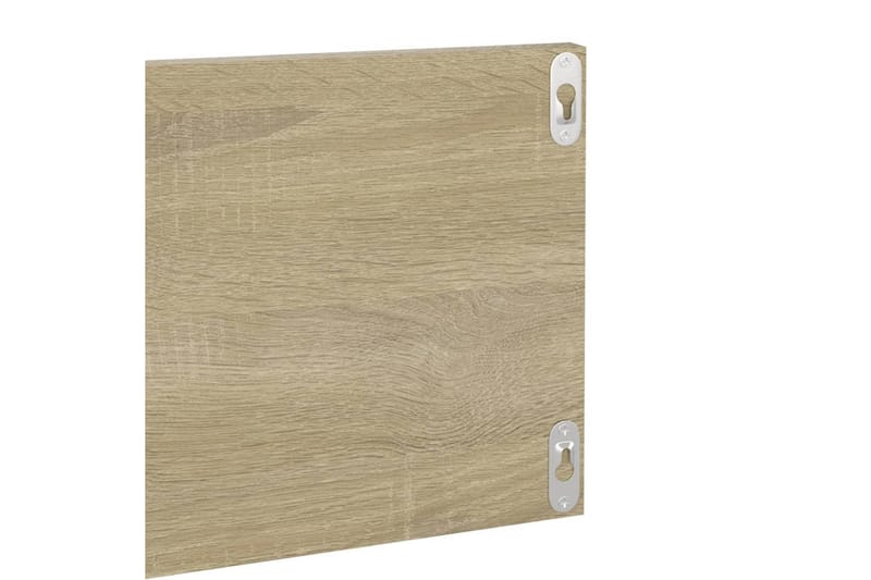 Vägghyllor 2 st sonoma-ek 80x11,5x18 cm spånskiva - Ek - Förvaring - Köksförvaring - Kökshylla