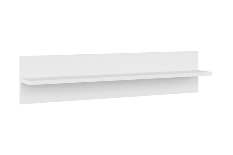 Vägghyllor 2 st vit 80x11,5x18 cm spånskiva - Vit - Förvaring - Köksförvaring - Kökshylla