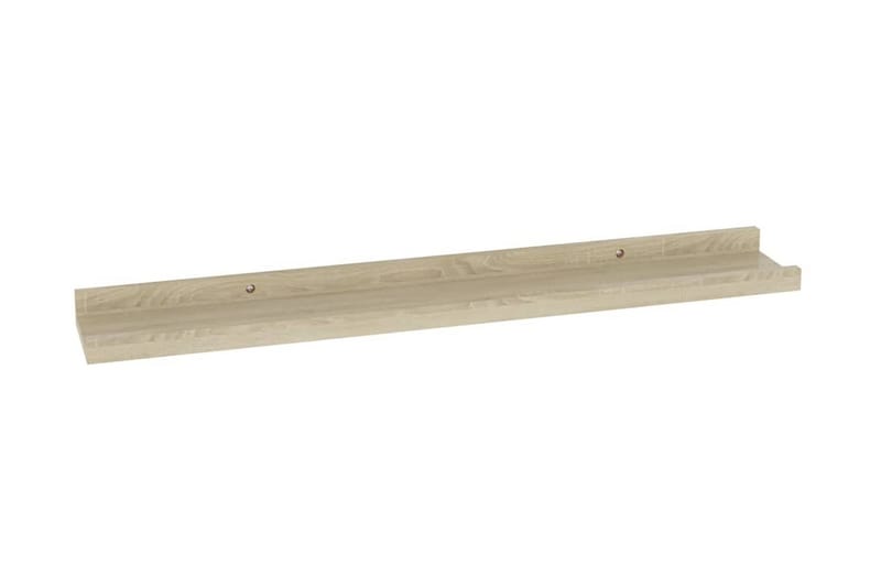 Vägghyllor 4 st sonoma-ek 60x9x3 cm - Ek - Förvaring - Köksförvaring - Kökshylla