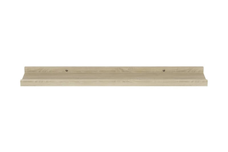 Vägghyllor 4 st sonoma-ek 60x9x3 cm - Ek - Förvaring - Köksförvaring - Kökshylla