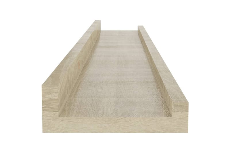 Vägghyllor 4 st sonoma-ek 60x9x3 cm - Ek - Förvaring - Köksförvaring - Kökshylla