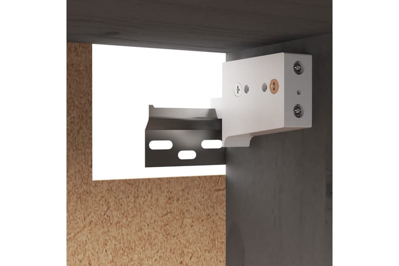 Väggskåp 2 st 60x30x35 cm massiv furu grå - Grå - Förvaring - Köksförvaring - Kökshylla