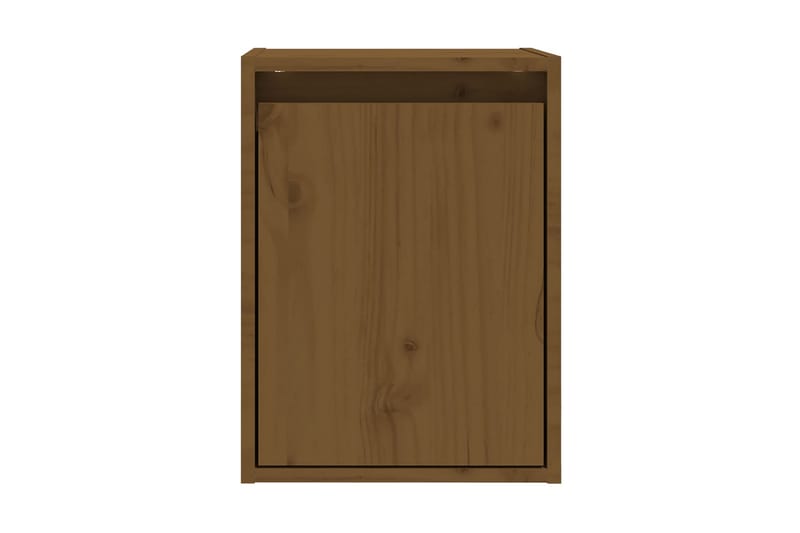 Väggskåp 2 st honungsbrun 30x30x40 cm massiv furu - Honung - Förvaring - Köksförvaring - Kökshylla