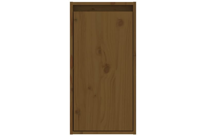 Väggskåp 2 st honungsbrun 30x30x60 cm massiv furu - Honung - Förvaring - Köksförvaring - Kökshylla