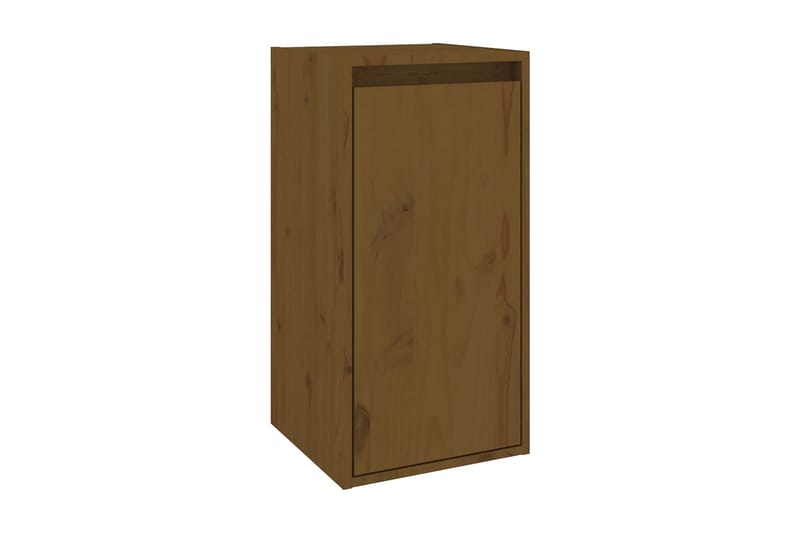 Väggskåp 2 st honungsbrun 30x30x60 cm massiv furu - Honung - Förvaring - Köksförvaring - Kökshylla
