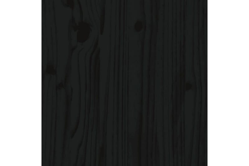 Väggskåp 2 st svart 30x30x60 cm massiv furu - Svart - Förvaring - Köksförvaring - Kökshylla