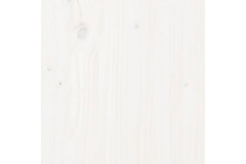 Väggskåp 2 st vita 30x30x60 cm massiv furu - Vit - Kökshylla - Vägghylla