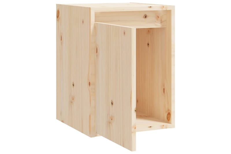 Väggskåp 30x30x40 cm massiv furu - Brun - Förvaring - Köksförvaring - Kökshylla